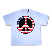 Grape Ice United states peace symbol Urban Heavy Tee - artisFamous
