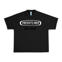 Black freightliner run smart Urban Heavy Tee - artisFamous