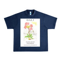 Navy DALI teatro museo figueras Urban Heavy Tee - artisFamous