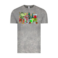 Cloud Rock Christmas tequila Vintage Tee - CowhideDigitalArt