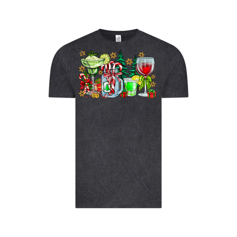 Christmas Tequila Vintage Tee by CowhideDigitalArt | Teevron
