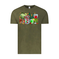 Vintage Olive Christmas tequila Vintage Tee - CowhideDigitalArt