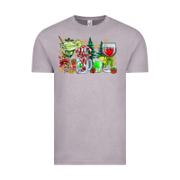 Vintage Zinc Christmas tequila Vintage Tee - CowhideDigitalArt