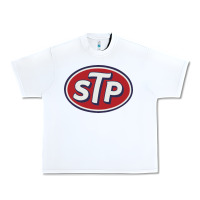 White stp motor oil distressed Urban Heavy Tee - artisFamous