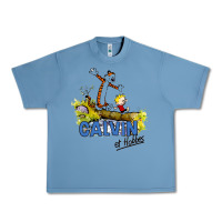Pebble Blue calvin hobbes Urban Heavy Tee - artisFamous