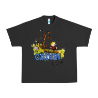 Pigment Black calvin hobbes Urban Heavy Tee - artisFamous