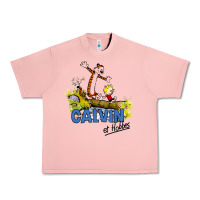 Salmon calvin hobbes Urban Heavy Tee - artisFamous
