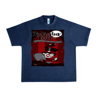 Navy alkaline trio Urban Heavy Tee - artisFamous