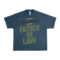 Midnight Navy World's Greatest Father-In-Law - Dad and Grandpa Urban Heavy Tee - artisFamous