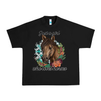 Black Just A Girl Who Loves Horses Urban Heavy Tee - artisFamous