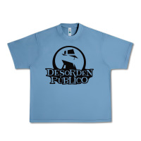 Pebble Blue desorden publico Urban Heavy Tee - artisFamous