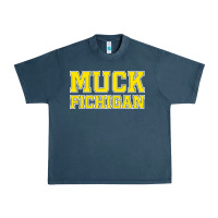 Midnight Navy muck fichigan Urban Heavy Tee - artisFamous