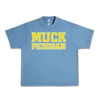 Pebble Blue muck fichigan Urban Heavy Tee - artisFamous
