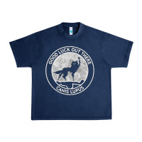 Navy fantastic mr fox wolf canis mountain Urban Heavy Tee - artisFamous