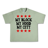 Oil Green my block my hood my city Urban Heavy Tee - artisFamous
