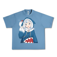 Pebble Blue Smile Beautiful Gawr Gura Urban Heavy Tee - artisFamous