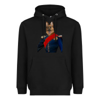 Black Pet Portraits, Custom Pet Portraits, Renaissance Pet Portraits, Custom Heavyweight Hoodie - RanaPortraitStore