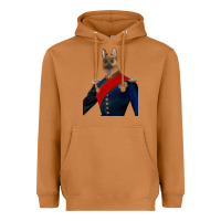 Meerkat Pet Portraits, Custom Pet Portraits, Renaissance Pet Portraits, Custom Heavyweight Hoodie - RanaPortraitStore