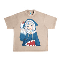 French Oak Smile Beautiful Gawr Gura Urban Heavy Tee - artisFamous