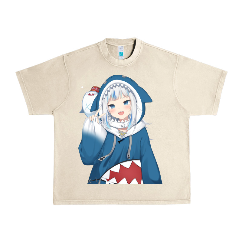 Smile Beautiful Gawr Gura Urban Heavy Tee by artisFamous | Teevron