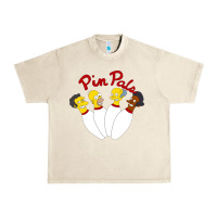 Sandshell pin pals The Simpsons Urban Heavy Tee - artisFamous