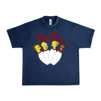 Navy pin pals The Simpsons Urban Heavy Tee - artisFamous