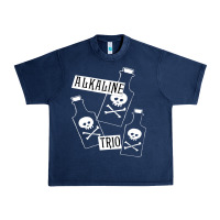 Navy alkaline trio Urban Heavy Tee - artisFamous