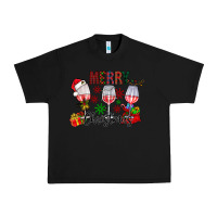 Black Merry Christmas Urban Heavy Tee - CowhideDigitalArt