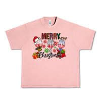 Salmon Merry Christmas Urban Heavy Tee - CowhideDigitalArt