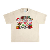 Sandshell Merry Christmas Urban Heavy Tee - CowhideDigitalArt