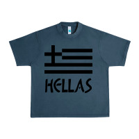 Midnight Navy greece hellas Urban Heavy Tee - artisFamous
