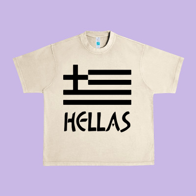 Greece Hellas Urban Heavy Tee Designed By Artisfamous