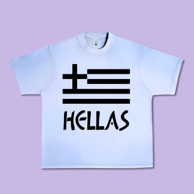 Greece Hellas Urban Heavy Tee Designed By Artisfamous