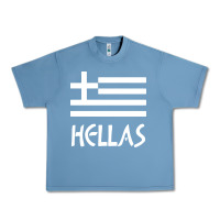 Pebble Blue greece hellas Urban Heavy Tee - artisFamous