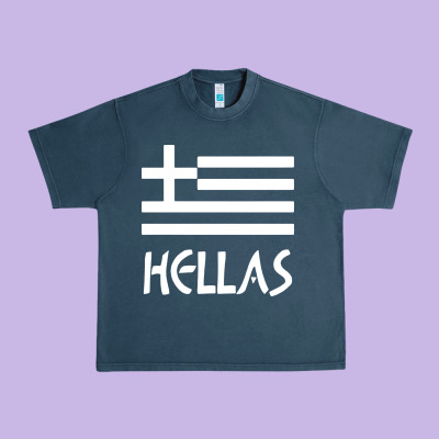 Greece Hellas Urban Heavy Tee Designed By Artisfamous