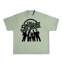 Oil Green Black Man Urban Heavy Tee - artisFamous