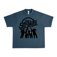 Midnight Navy Black Man Urban Heavy Tee - artisFamous