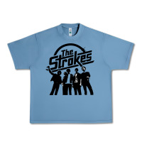 Pebble Blue Black Man Urban Heavy Tee - artisFamous