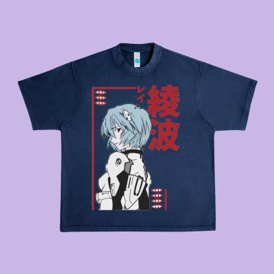 Aesthetic Evangelion Urban Heavy Tee Designed By Artisfamous