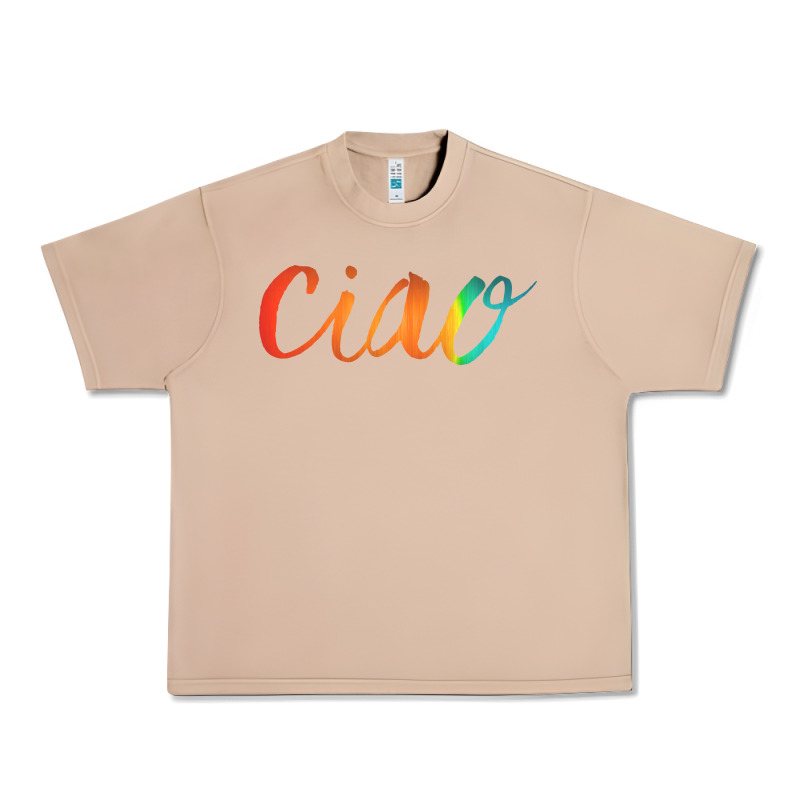 Ciao Italian Saying Urban Heavy Tee by artisFamous | Teevron