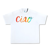 White ciao italian saying Urban Heavy Tee - artisFamous