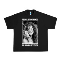 Black vintage janis arts joplin Urban Heavy Tee - artisFamous