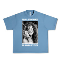 Pebble Blue vintage janis arts joplin Urban Heavy Tee - artisFamous