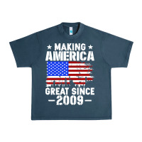 Midnight Navy vintage making america great since 2009 Urban Heavy Tee - artisFamous