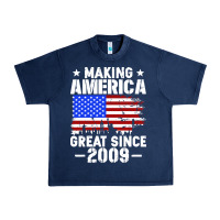 Navy vintage making america great since 2009 Urban Heavy Tee - artisFamous