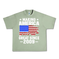 Oil Green vintage making america great since 2009 Urban Heavy Tee - artisFamous