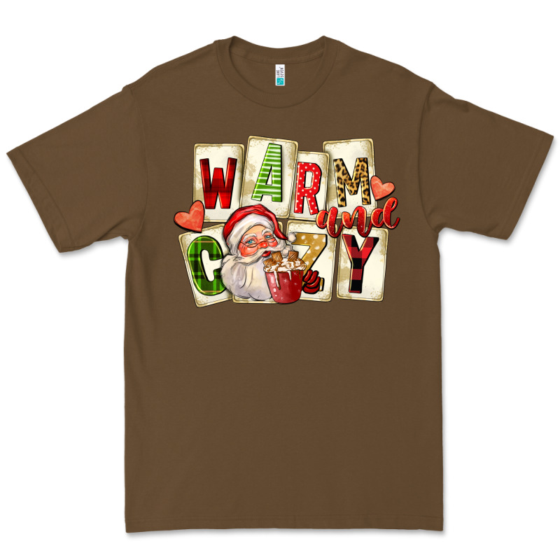 Warm And Cozy Santa Premium Tee by FaDigitalArtStudio | Teevron