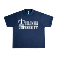 Navy columbia university Urban Heavy Tee - artisFamous