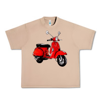 Burro classic italian vespa scooter Urban Heavy Tee - artisFamous