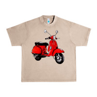 French Oak classic italian vespa scooter Urban Heavy Tee - artisFamous